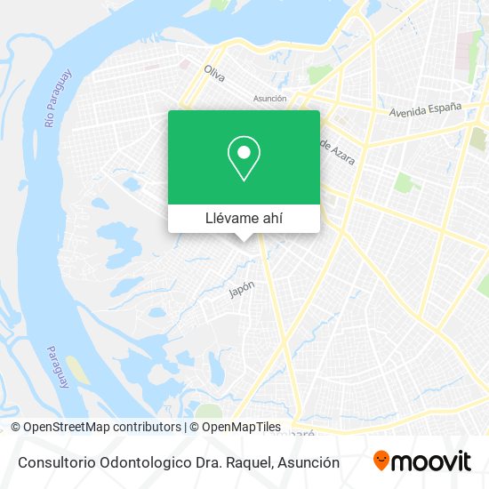 Mapa de Consultorio Odontologico Dra. Raquel