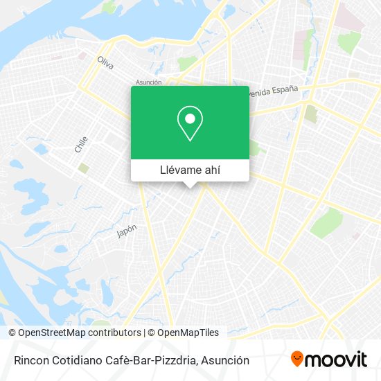 Mapa de Rincon Cotidiano Cafè-Bar-Pizzdria