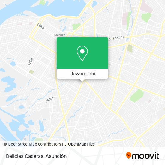 Mapa de Delicias Caceras