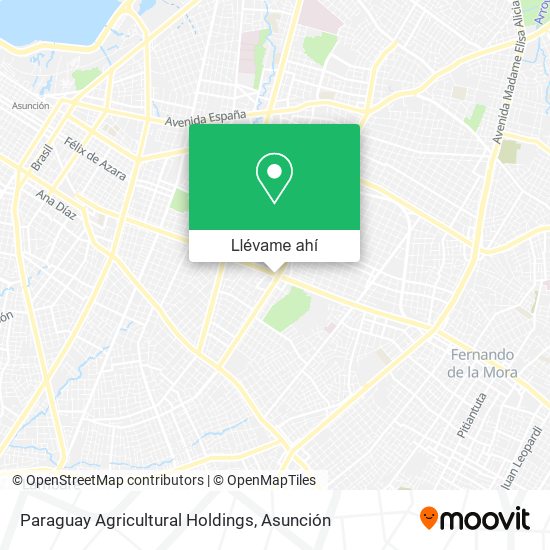 Mapa de Paraguay Agricultural Holdings