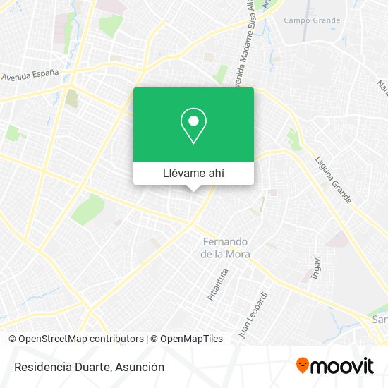 Mapa de Residencia Duarte