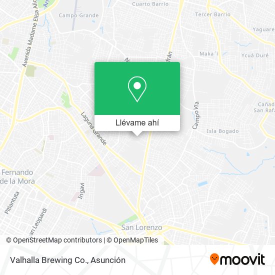 Mapa de Valhalla Brewing Co.