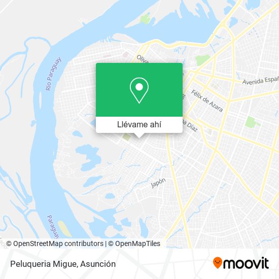 Mapa de Peluqueria Migue