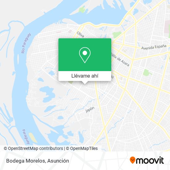 Mapa de Bodega Morelos