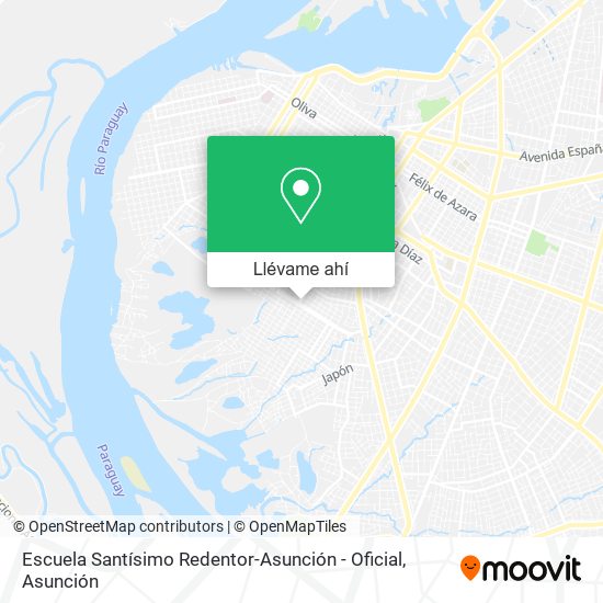 Mapa de Escuela Santísimo Redentor-Asunción - Oficial
