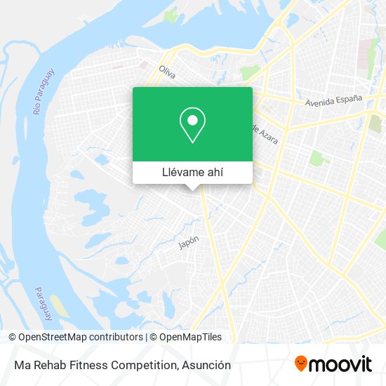 Mapa de Ma Rehab Fitness Competition