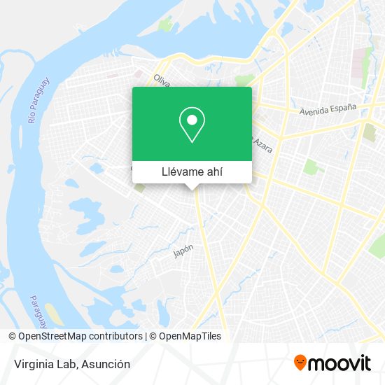 Mapa de Virginia Lab