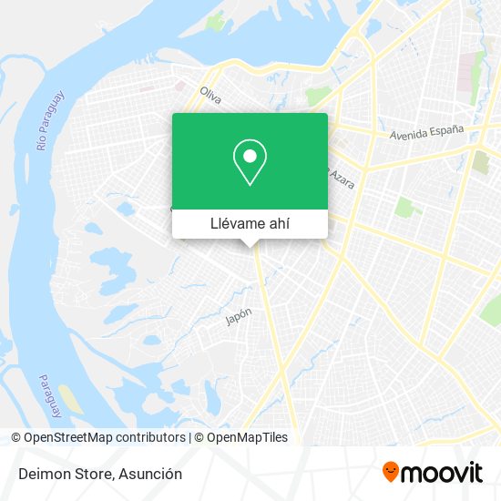 Mapa de Deimon Store