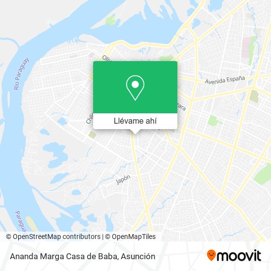 Mapa de Ananda Marga Casa de Baba