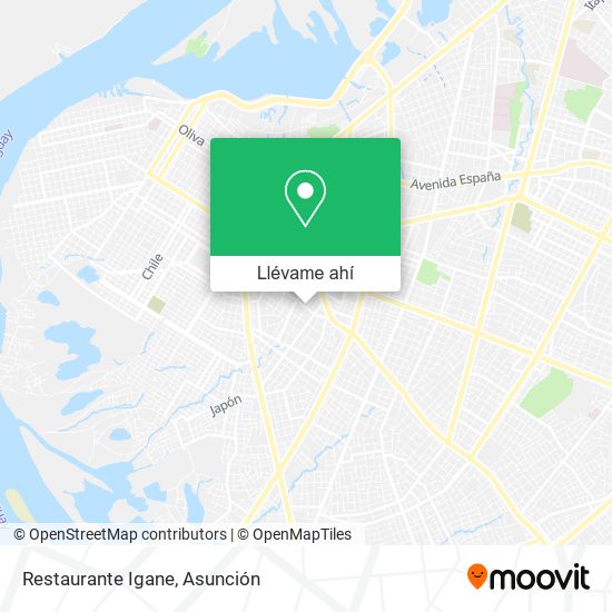 Mapa de Restaurante Igane