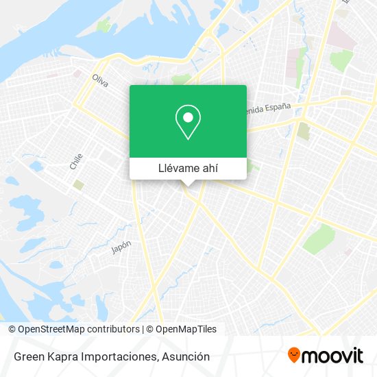 Mapa de Green Kapra Importaciones