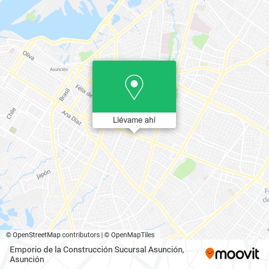 Mapa de Emporio de la Construcción Sucursal Asunción
