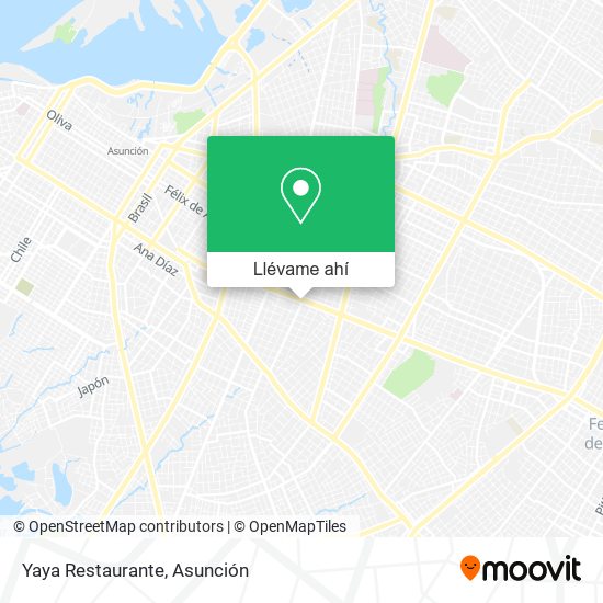 Mapa de Yaya Restaurante