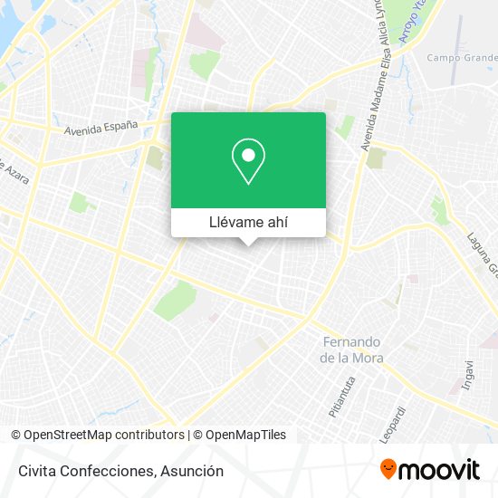 Mapa de Civita Confecciones