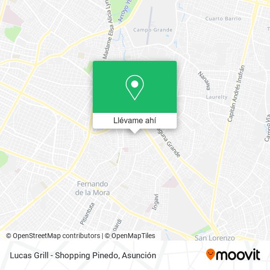 Mapa de Lucas Grill - Shopping Pinedo