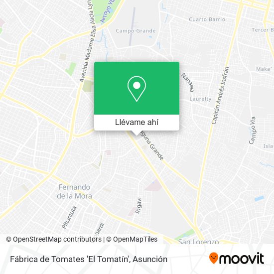 Mapa de Fábrica de Tomates 'El Tomatín'