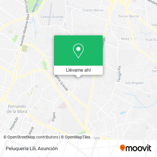 Mapa de Peluqueria Lili