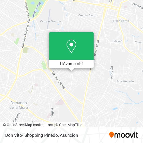 Mapa de Don Vito- Shopping Pinedo