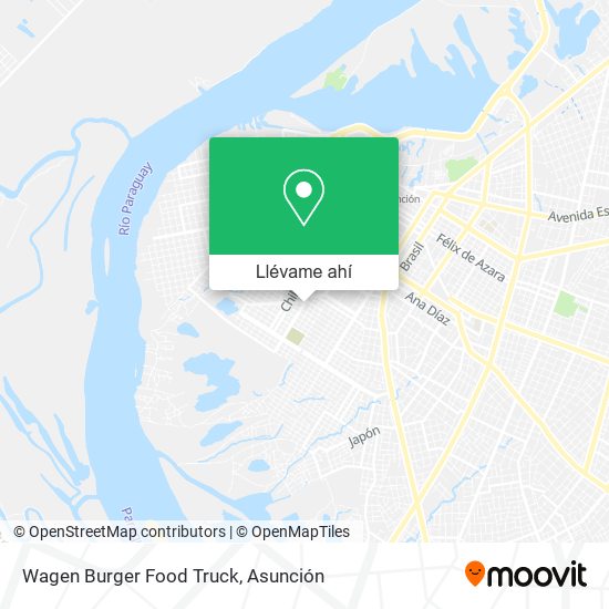 Mapa de Wagen Burger Food Truck