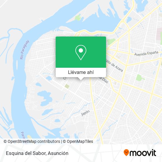 Mapa de Esquina del Sabor