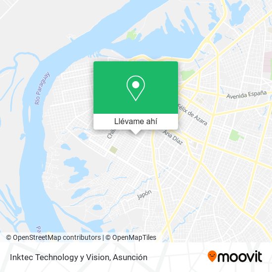 Mapa de Inktec Technology y Vision