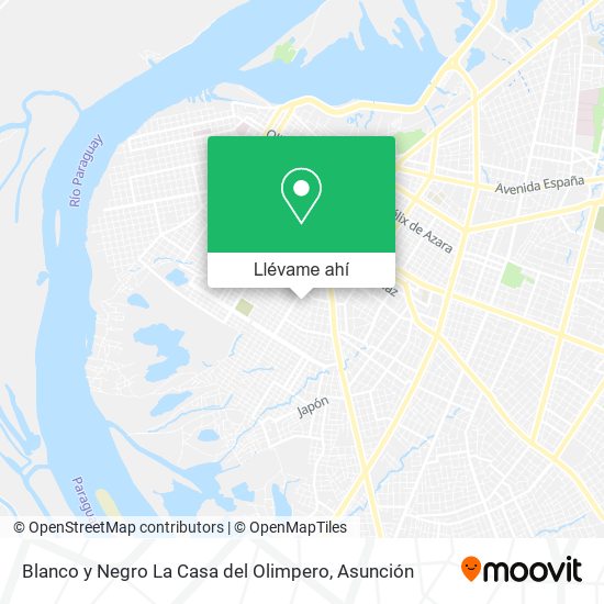 Mapa de Blanco y Negro La Casa del Olimpero