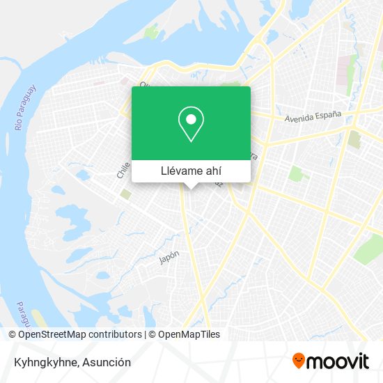 Mapa de Kyhngkyhne