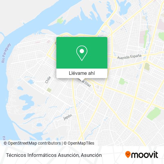 Mapa de Técnicos Informáticos Asunción