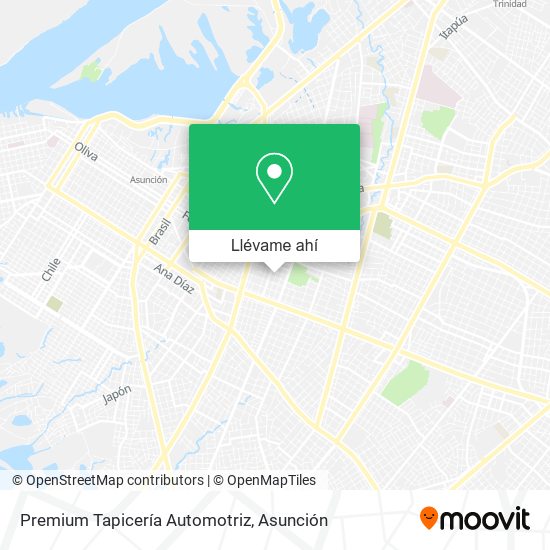 Mapa de Premium Tapicería Automotriz