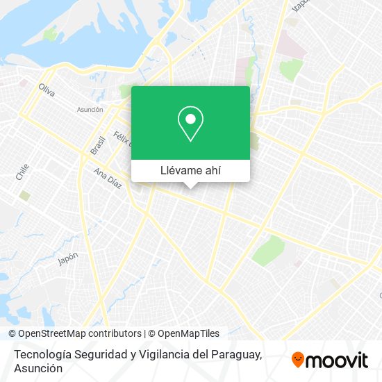 Mapa de Tecnología Seguridad y Vigilancia del Paraguay