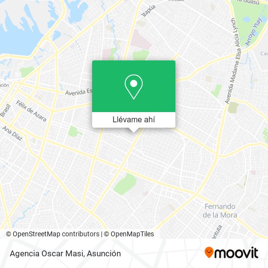 Mapa de Agencia Oscar Masi