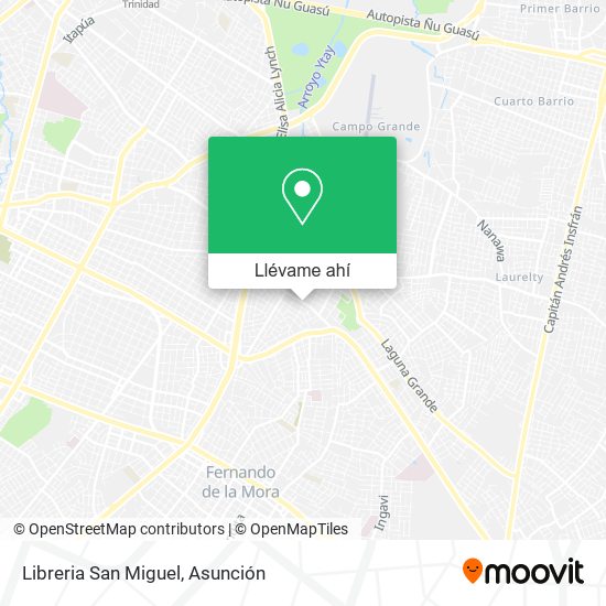 Mapa de Libreria San Miguel