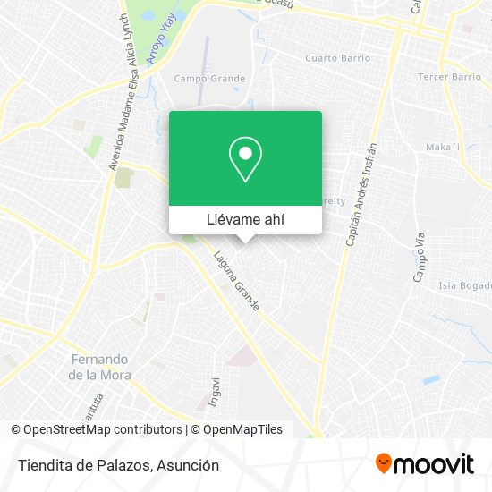 Mapa de Tiendita de Palazos