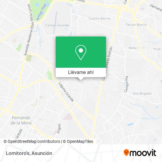 Mapa de Lomitoro's