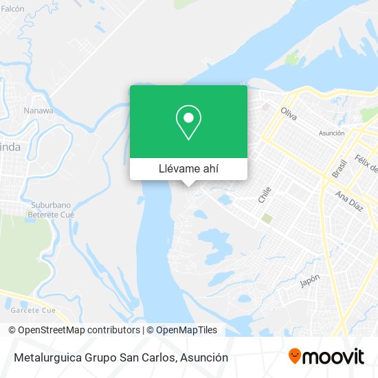 Mapa de Metalurguica Grupo San Carlos