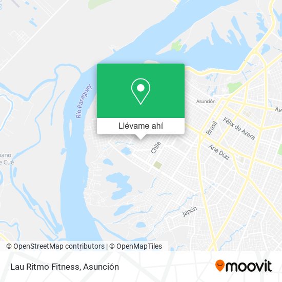 Mapa de Lau Ritmo Fitness