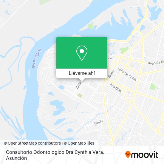 Mapa de Consultorio Odontologico Dra Cynthia Vera