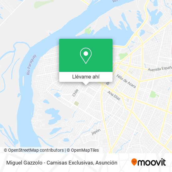 Mapa de Miguel Gazzolo - Camisas Exclusivas