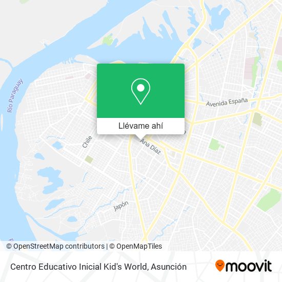 Mapa de Centro Educativo Inicial Kid's World