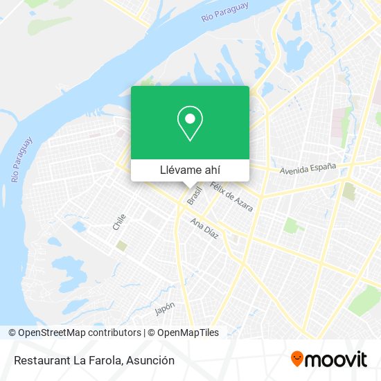 Mapa de Restaurant La Farola