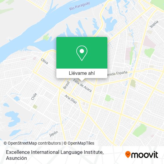 Mapa de Excellence International Language Institute