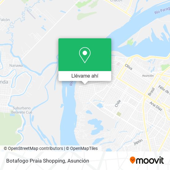 Mapa de Botafogo Praia Shopping