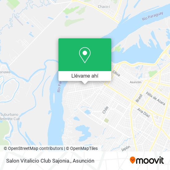 Mapa de Salon Vitalicio Club Sajonia.