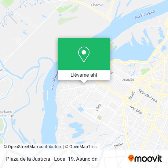 Mapa de Plaza de la Justicia - Local 19