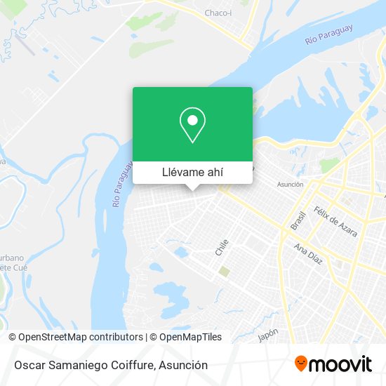 Mapa de Oscar Samaniego Coiffure