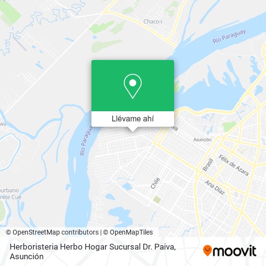 Mapa de Herboristeria Herbo Hogar Sucursal Dr. Paiva