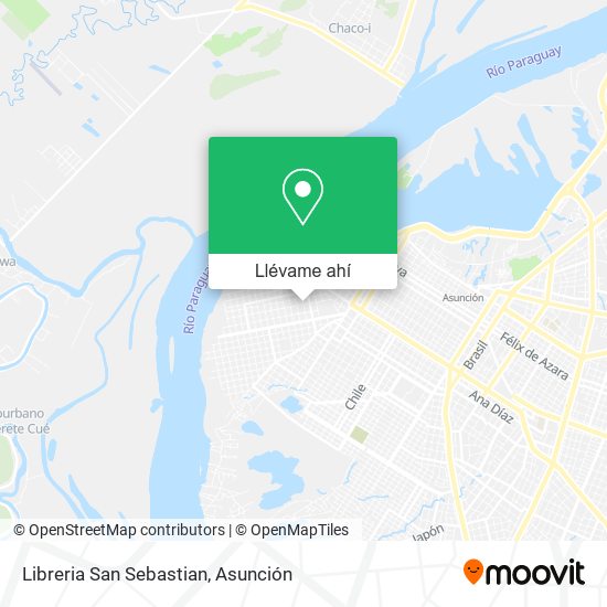 Mapa de Libreria San Sebastian