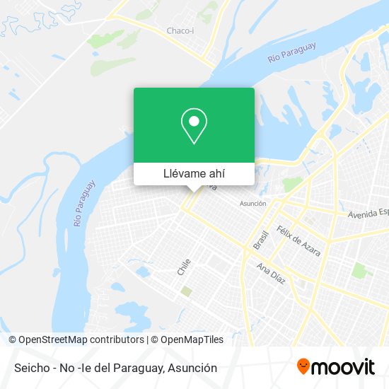 Mapa de Seicho - No -Ie del Paraguay