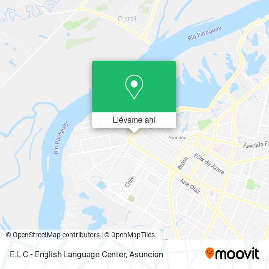 Mapa de E.L.C - English Language Center