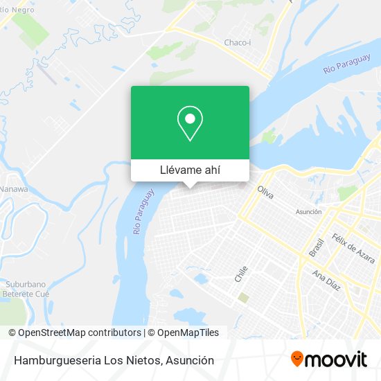 Mapa de Hamburgueseria Los Nietos